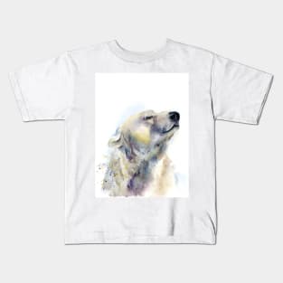 Polar Bear Painting Kids T-Shirt